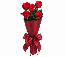 Букет 5 Красных роз Эдлесс Лав в Малой Дубне