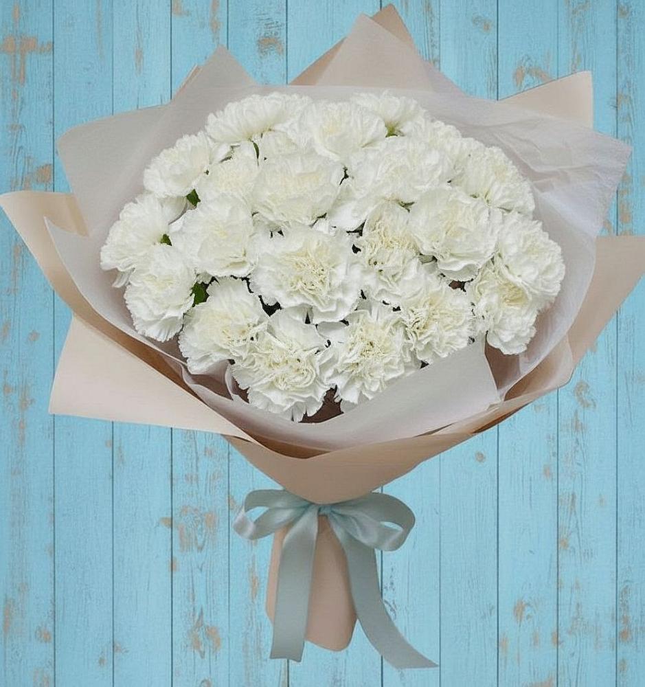 Букет цветов из: Гвоздики в Малой Дубне