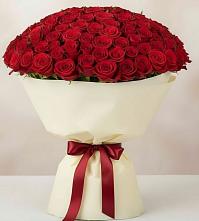 Букет 101 Красная роза Милано #REPLACE_PRED# Малой Дубне