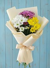 Букет цветов из:  Хризантемы в Малой Дубне