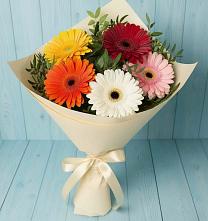 Букет цветов из:  Герберы в Малой Дубне