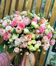 Букет цветов из:  Розы #REPLACE_PRED# Малой Дубне
