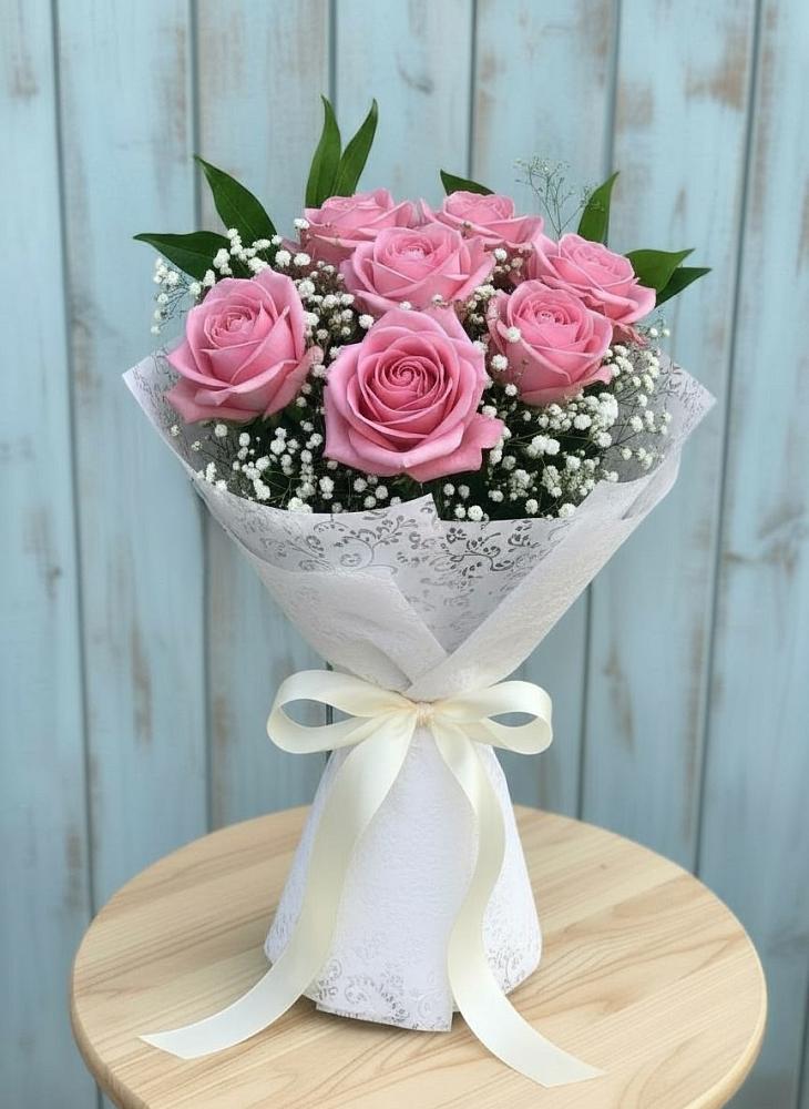 Букет цветов из: Розы в Малой Дубне