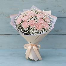 Букет цветов из:  Гвоздики в Малой Дубне