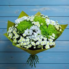 Букет цветов из:  Хризантемы #REPLACE_PRED# Малой Дубне