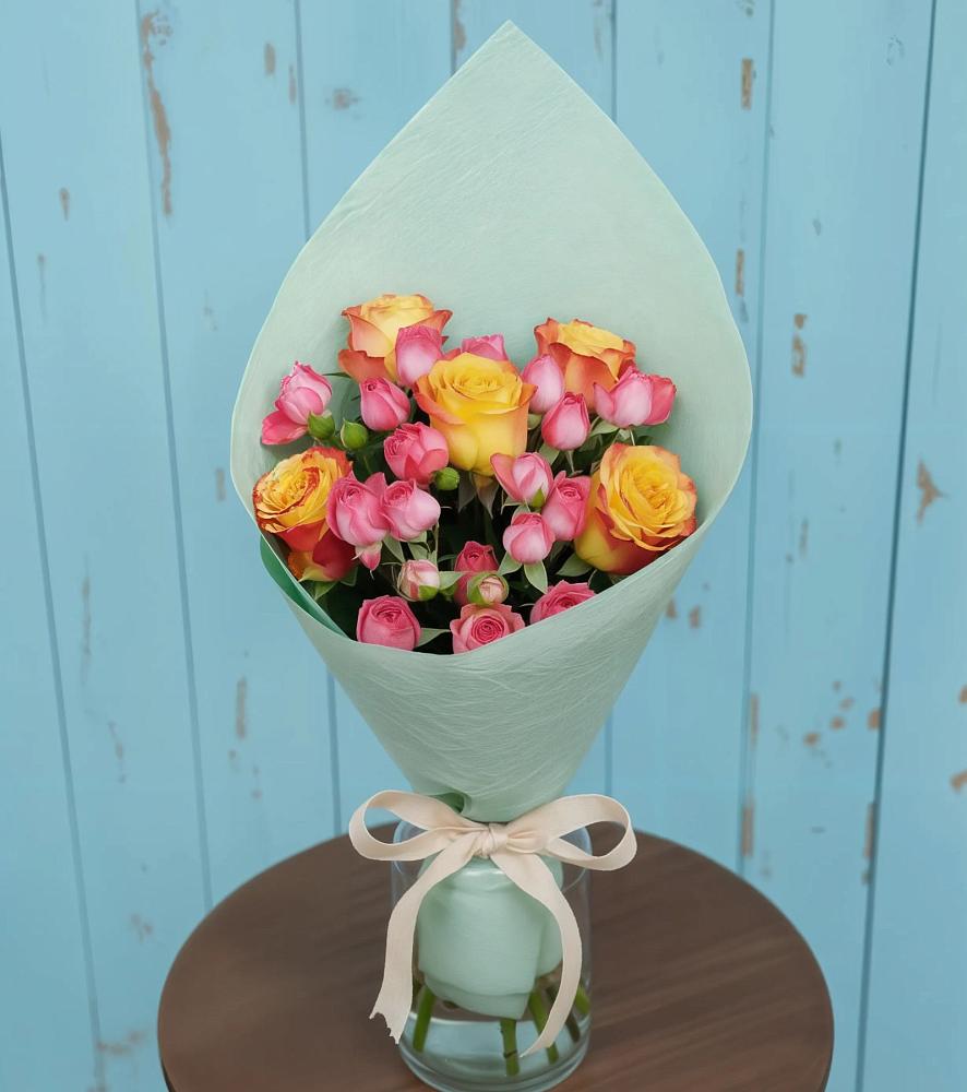 Букет цветов из: Розы в Малой Дубне