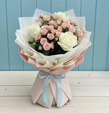 Букет цветов из:  Розы в Малой Дубне