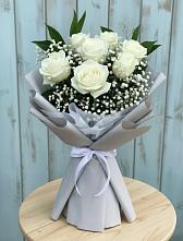 Букет цветов из:  Розы #REPLACE_PRED# Малой Дубне