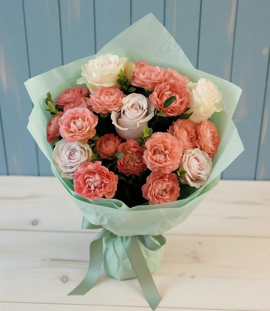 Букет цветов из: Розы в Малой Дубне