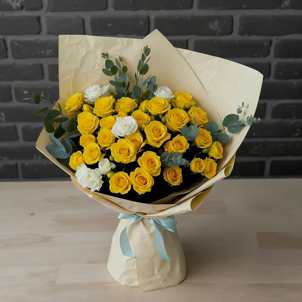 Букет цветов из: Розы в Малой Дубне