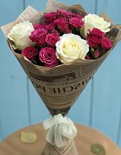 Букет цветов из:  Розы в Малой Дубне