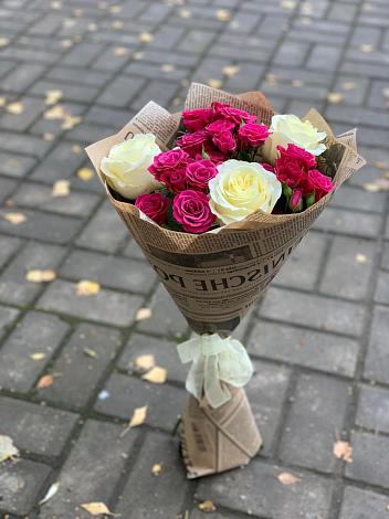 Букет цветов из: Розы в Малой Дубне