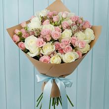 Букет цветов из:  Розы в Малой Дубне